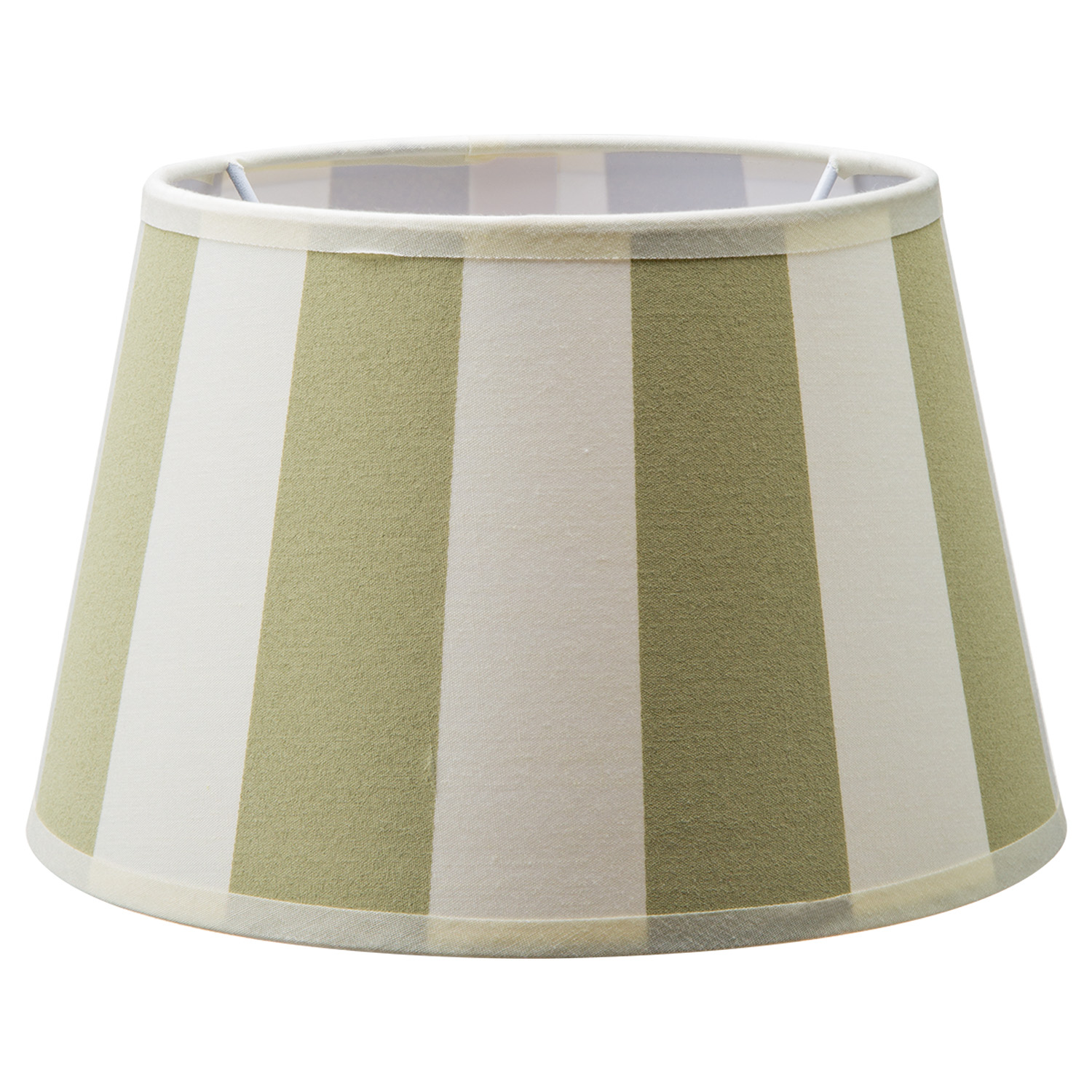 Home sweet home lampenkap Classic 20/16/13 - olijfgroen / wit